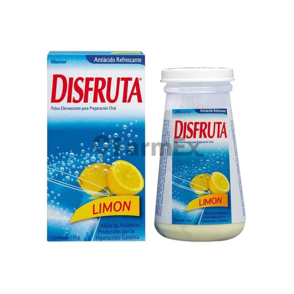 Disfruta Limón Sal Efervescente Antiácido x 110 g Farmex-VidaTres-Persistente